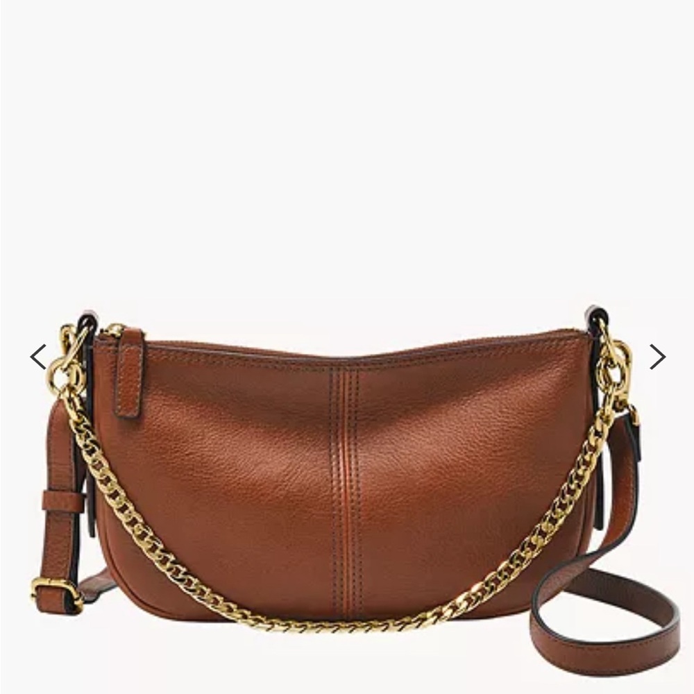 Fossil Jolie Baguette - Cognac Leather - EUC